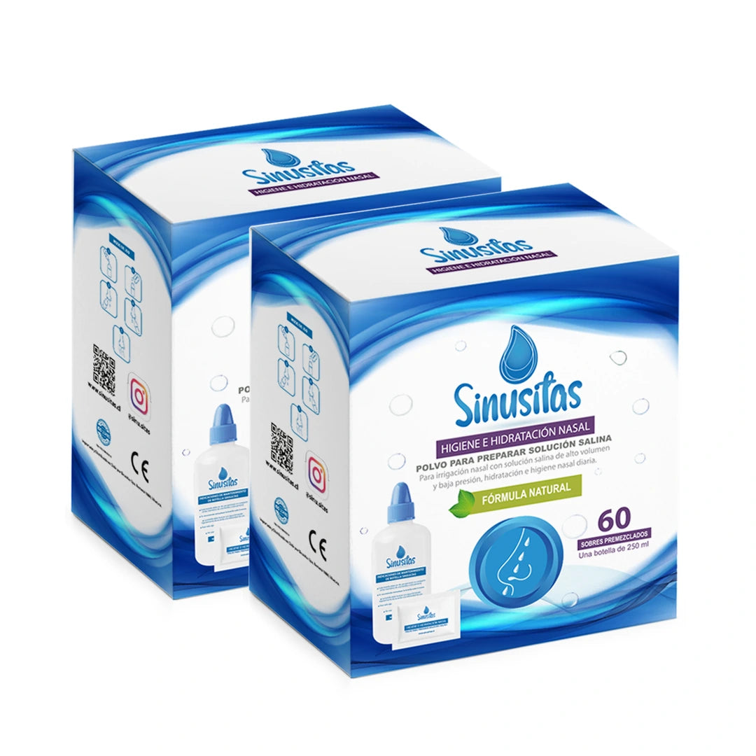 Pack 2 kit  Botella +60 sachets