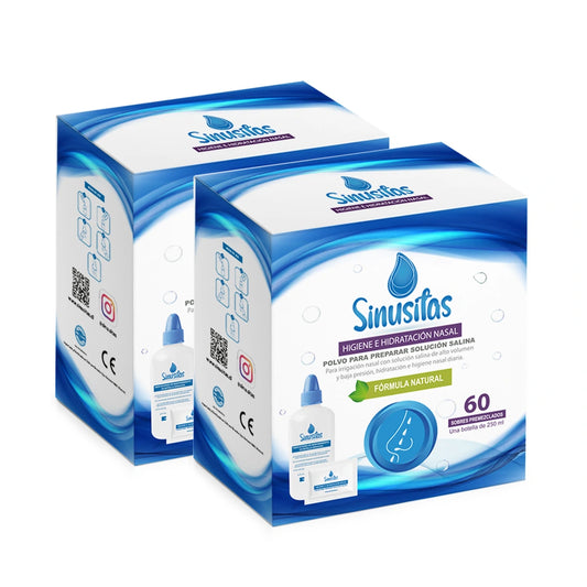 Pack 2 kit  Botella +60 sachets